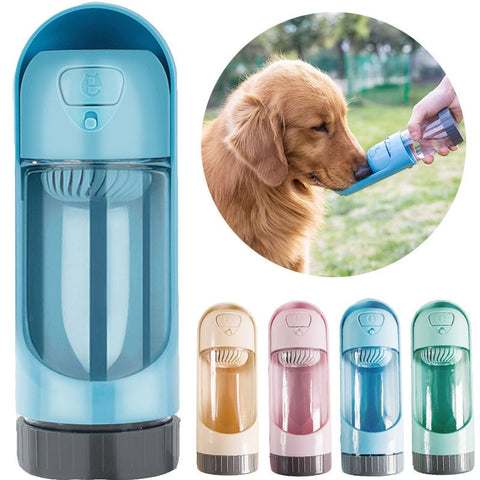 Image of Portable Pet Dog Water Bottle Feeder
