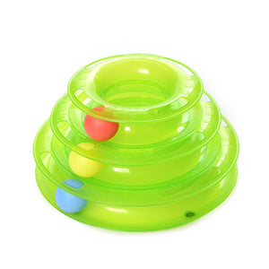 Three Levels Pet Cat toy Tower