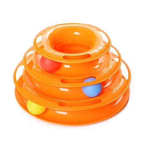 Image of Three Levels Pet Cat toy Tower